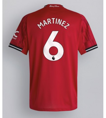 Manchester United Lisandro Martinez #6 Primera Equipación 2025-26 Manga Corta Manchester United Lisandro Martinez #6 Primera Equipación 2025-26 Manga Corta